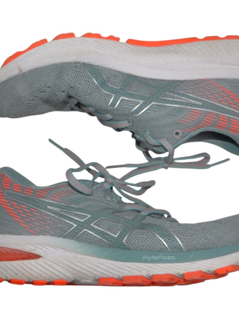 ASICS Gel-Cumulus 21 Womens 7.5 Running Shoes Grey Coral 1012A741 FlyteFoam
